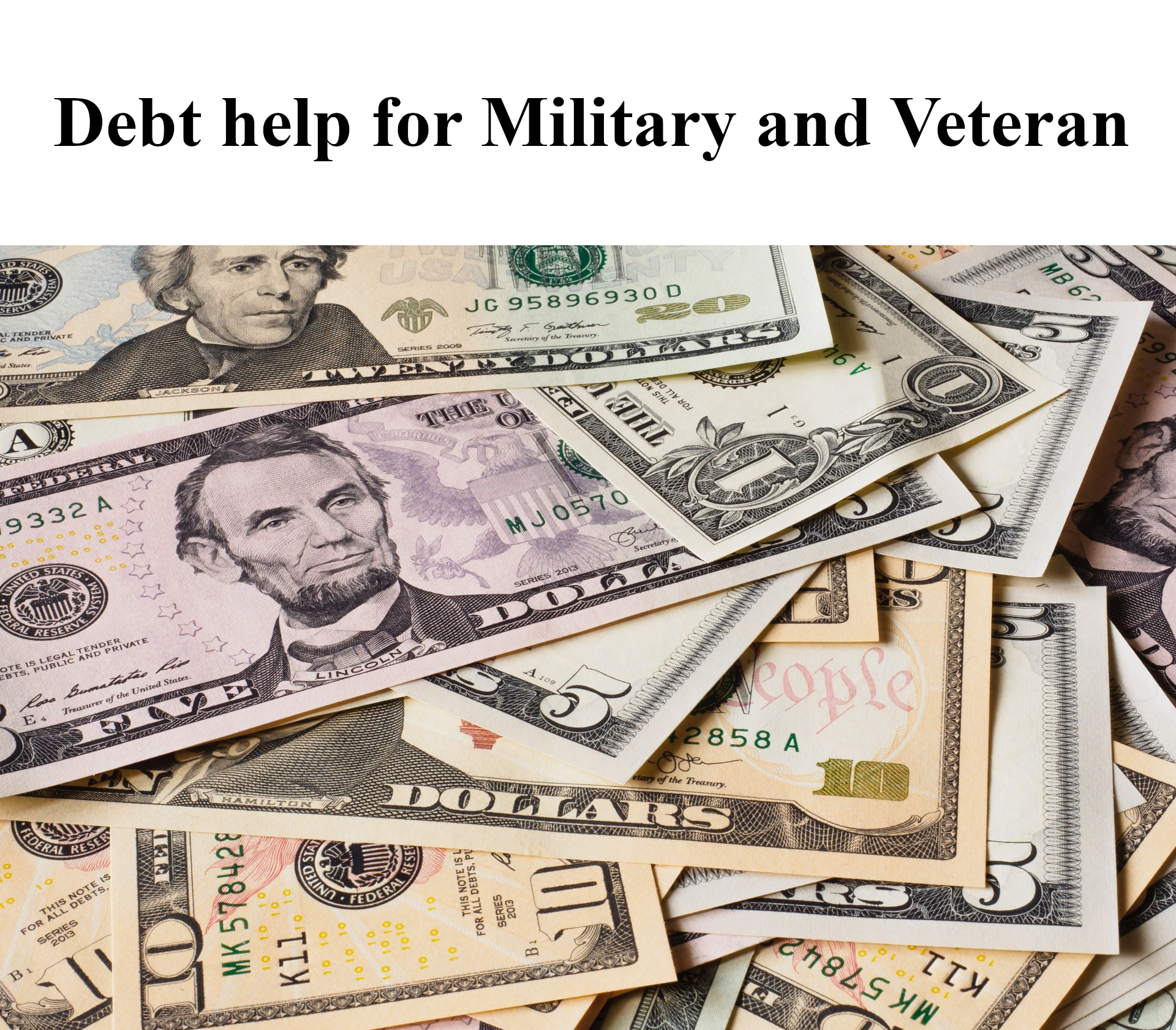 Debt help for Military and Veteran